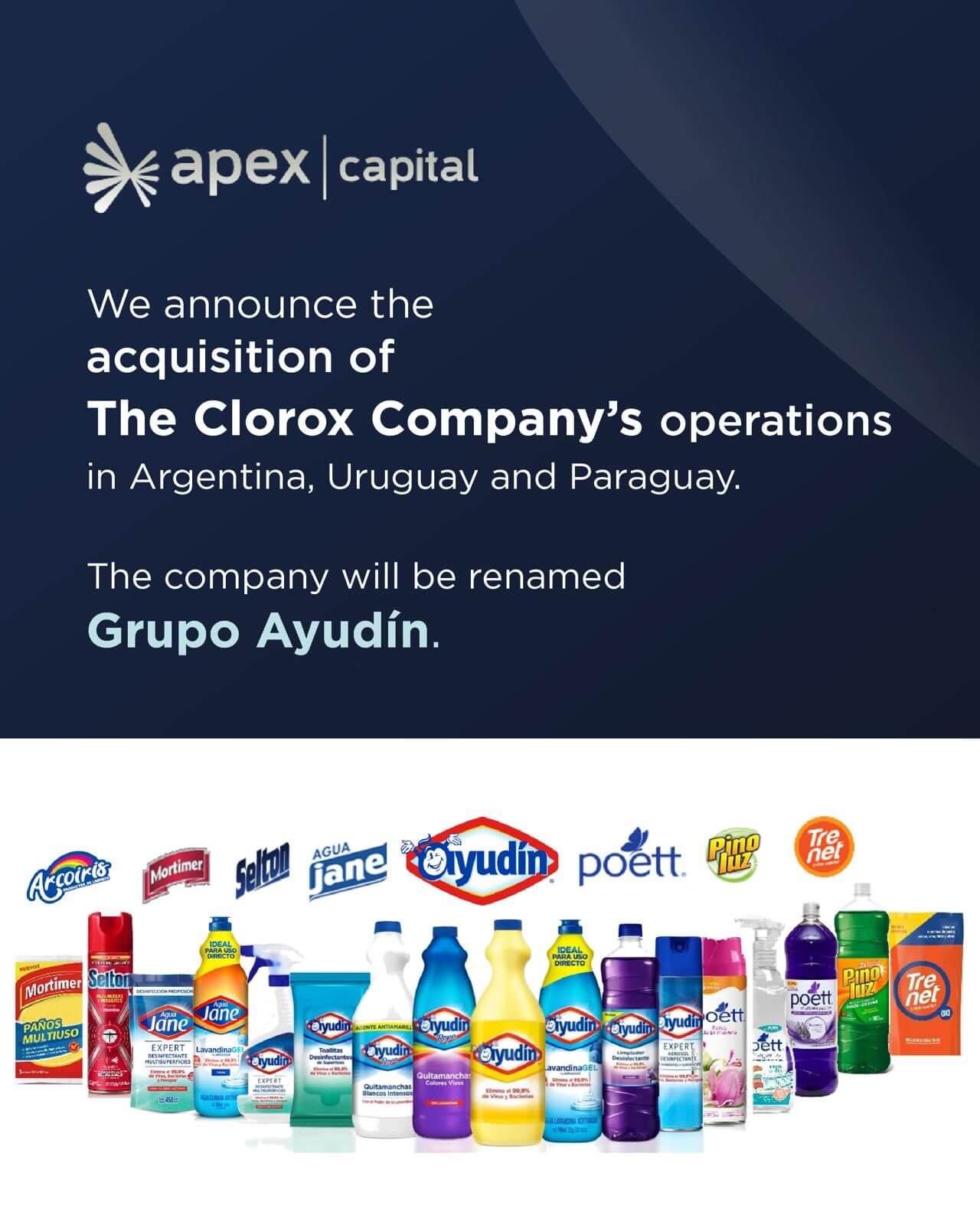 Apex Capital x Grupo Ayudín